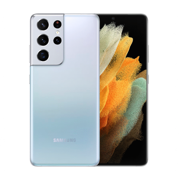 Brugt Samsung Galaxy S21 Ultra 5G - Sølv / Som ny / 256GB